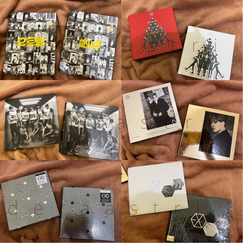 ( UNSEALED ) EXO K & M ALBUM ONLY GROWL LMR MID EXODUS KAI OVERDOSE MAMA XOXO