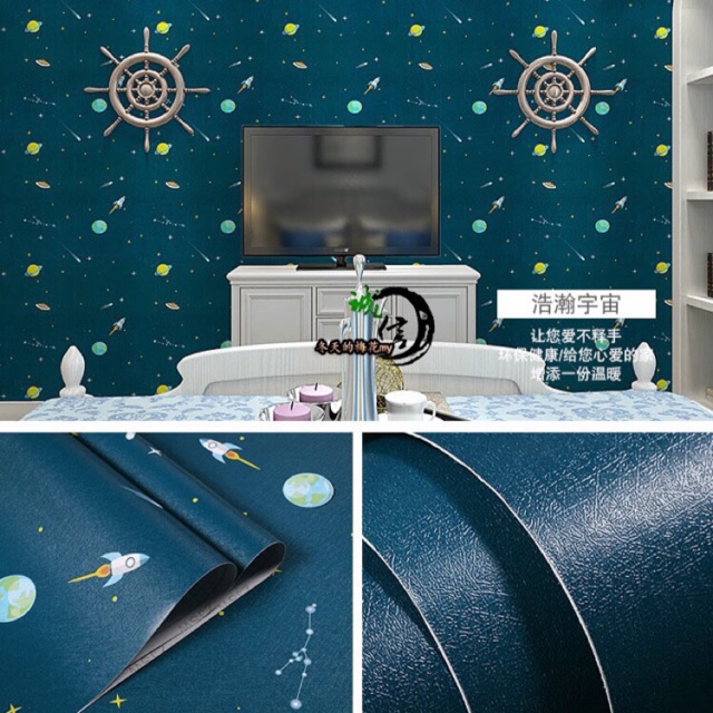 Wallpaper Dinding/ Wallpaper Sticker PLANET
