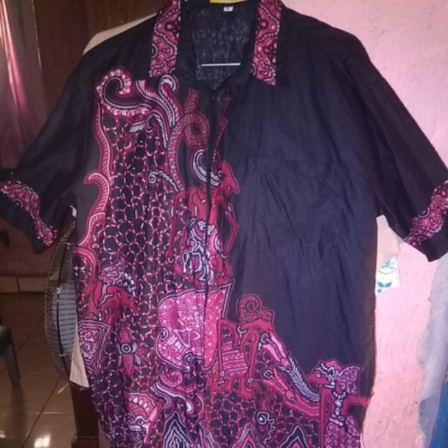 Havi Batik Hrb026 Hem Pekalongan Padi M L Xl Sogan Tulis Halus Batik