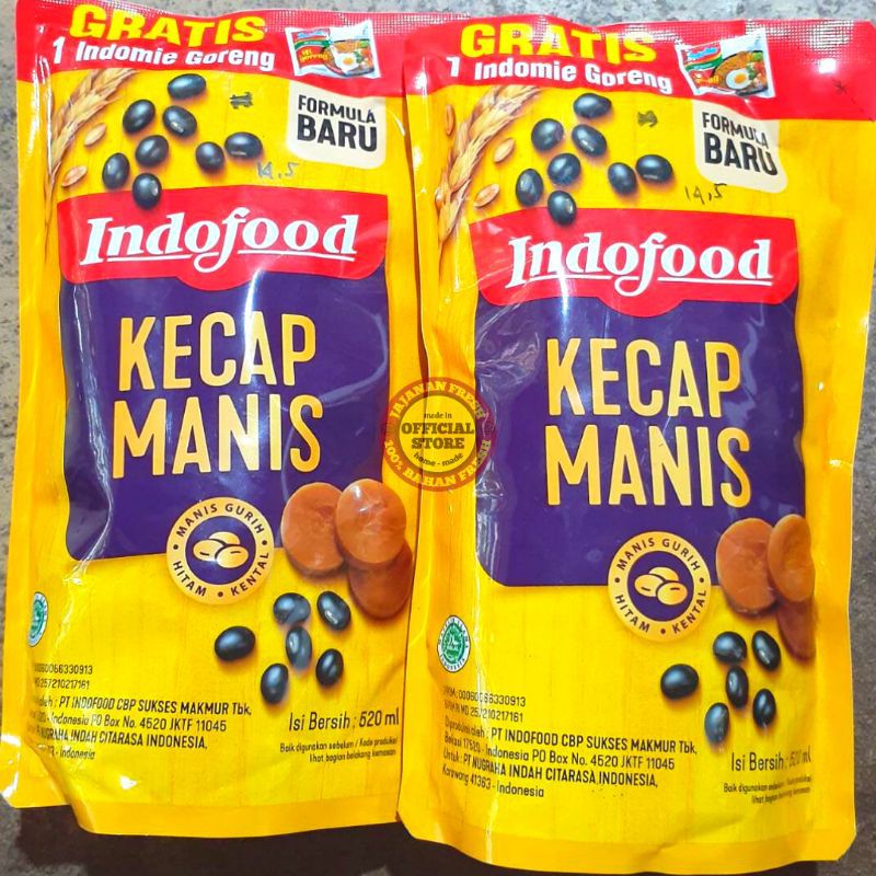 

Indofood Kecap Manis 520ml FREE Indomie Goreng Spesial