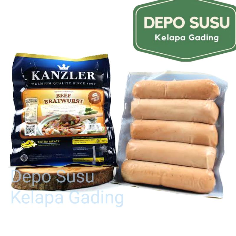 Sosis Kanzler 360gr / 500gr | Beef Cheese Sausage Crispy Chicken Nugget Bockwurst Wiener Garlic Frankfurt Cocktail Black Pepper Bratwurst Cordon Bleu German 300gr