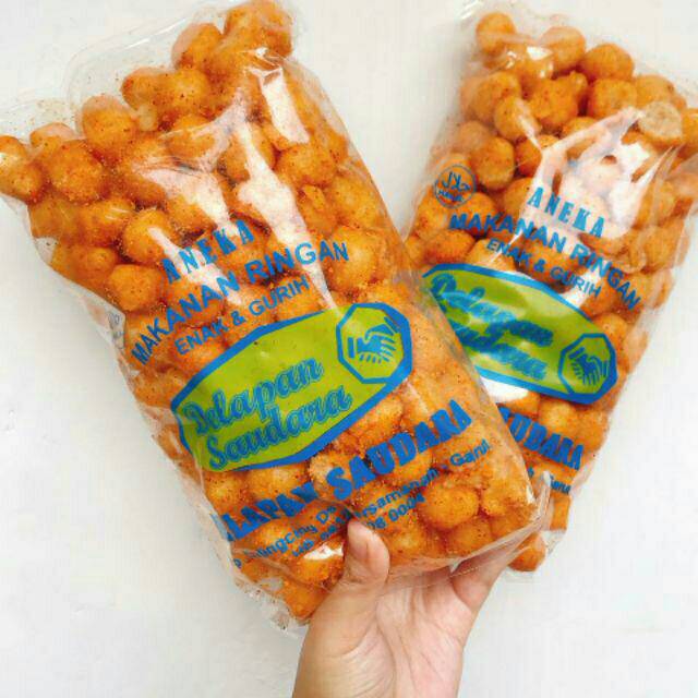 

Emplod Cemilan Sunda Gurih dan Pedas Oleh Oleh Garut Bandung Parahyangan Kemasan 250