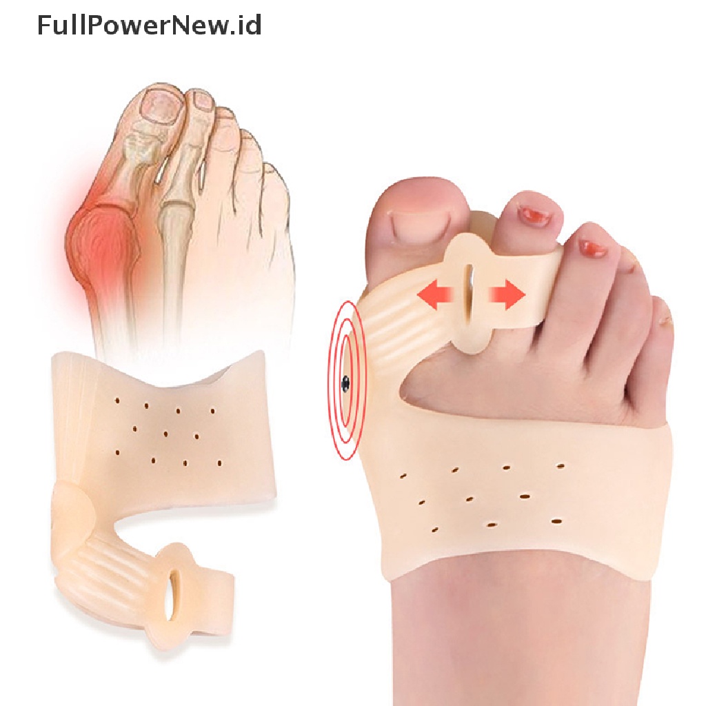 (Kuku Palsu) Alat Pemisah / Korektor Jempol Kaki Hallux Valgus / Bunion Orthotic