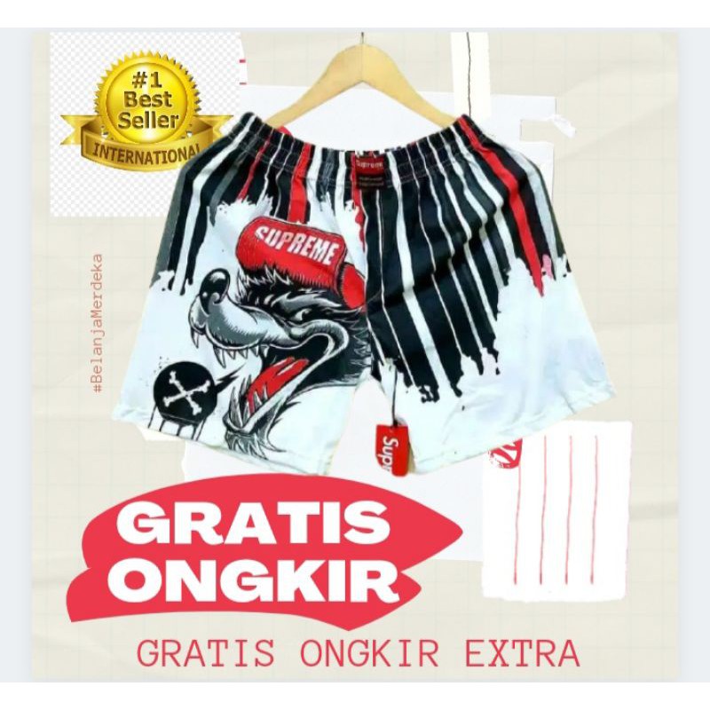 CELANA BOXER/BOKSER/KOLOR DISTRO PRIA BAHAN KAOS COTTON COMBED