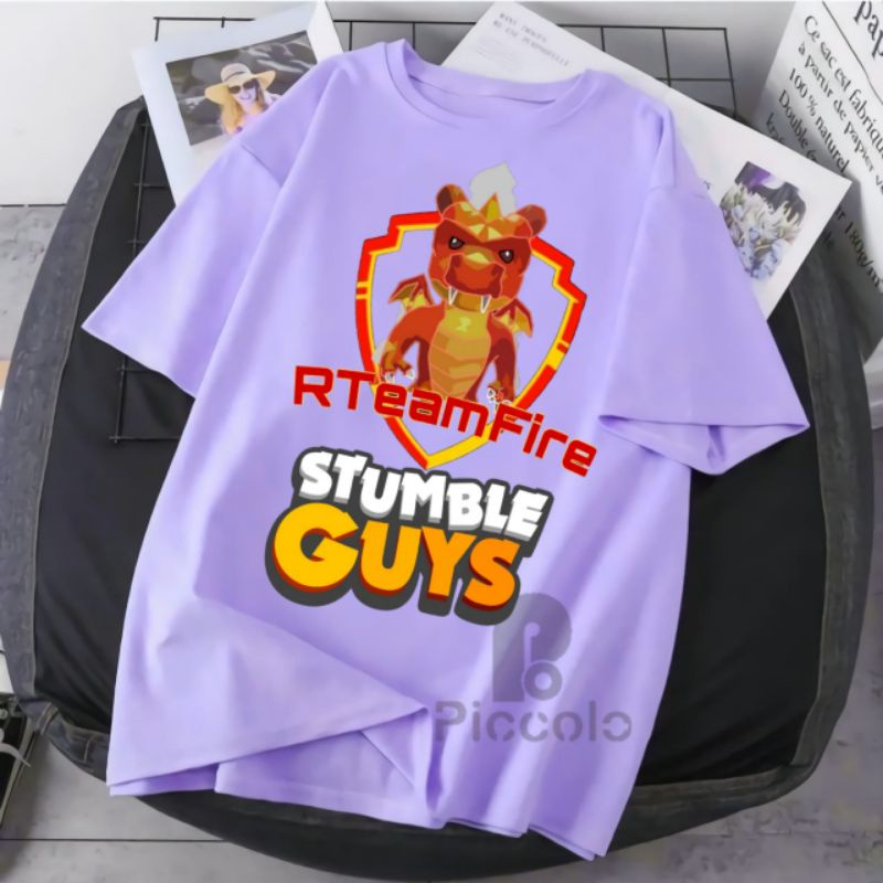 baju kaos anak stumble guys bahan cotton