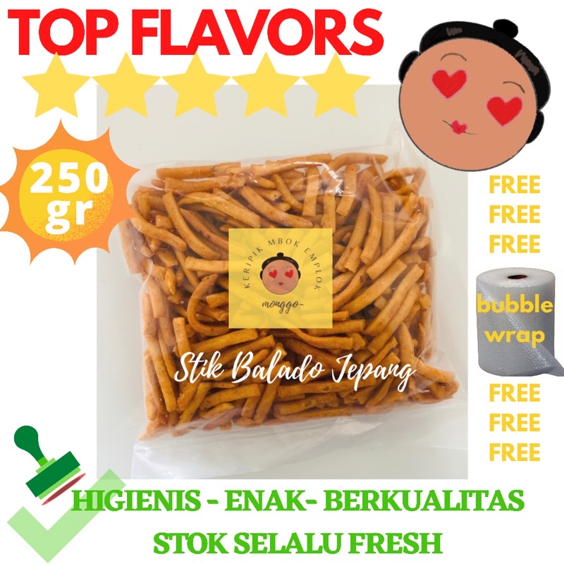 

STIK MI BALADO JEPANG PANG PANG MANIS PEDAS 99% MIRIP SUKI