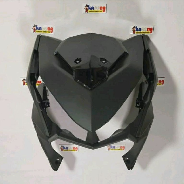 full body depan tameng sayap vario 125 150 LED tahun 2014-2016.hitam doff