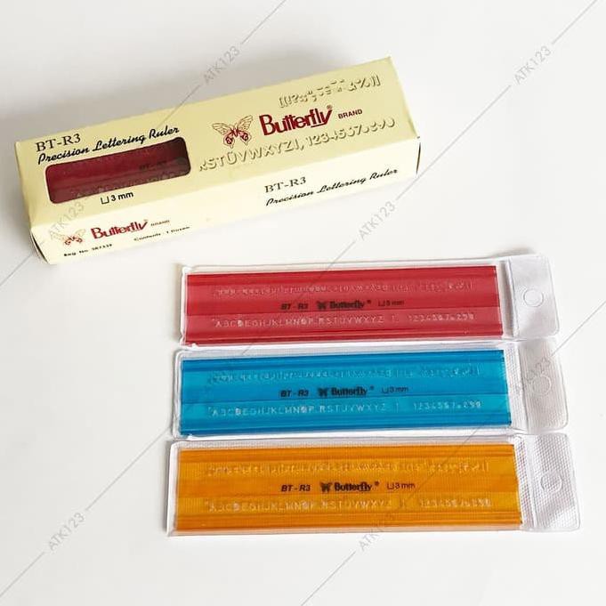 

imq-50Penggaris Sablon / Mal Huruf 3 mm - Butterfly BT-R3 Bulan Promo
