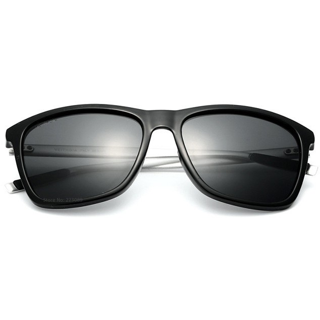 Veithdia Kacamata Retro UV Polarized Gray