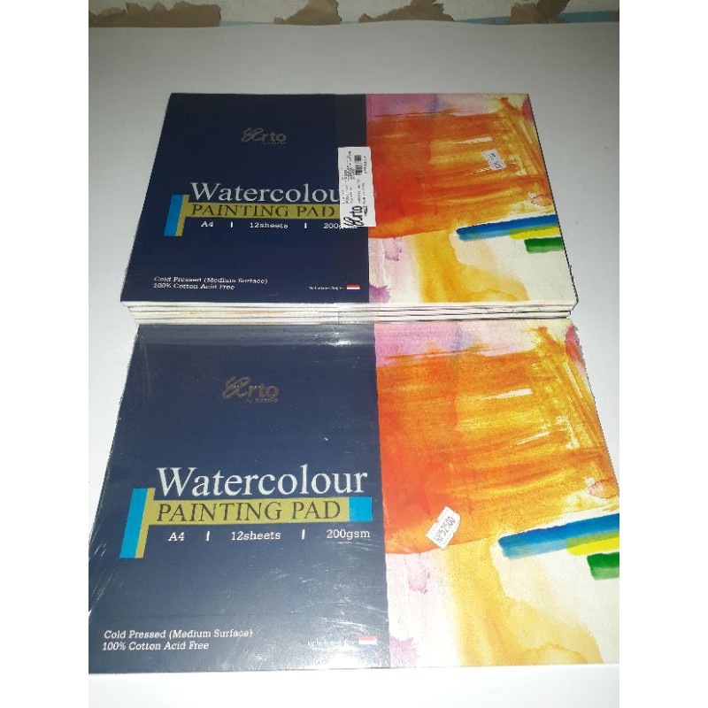 

Watercolour painting pad A4 / 12 sheet / 200gr