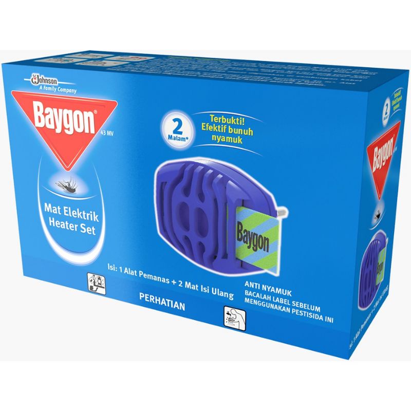 BAYGON MAT Elektrik HEATER Set