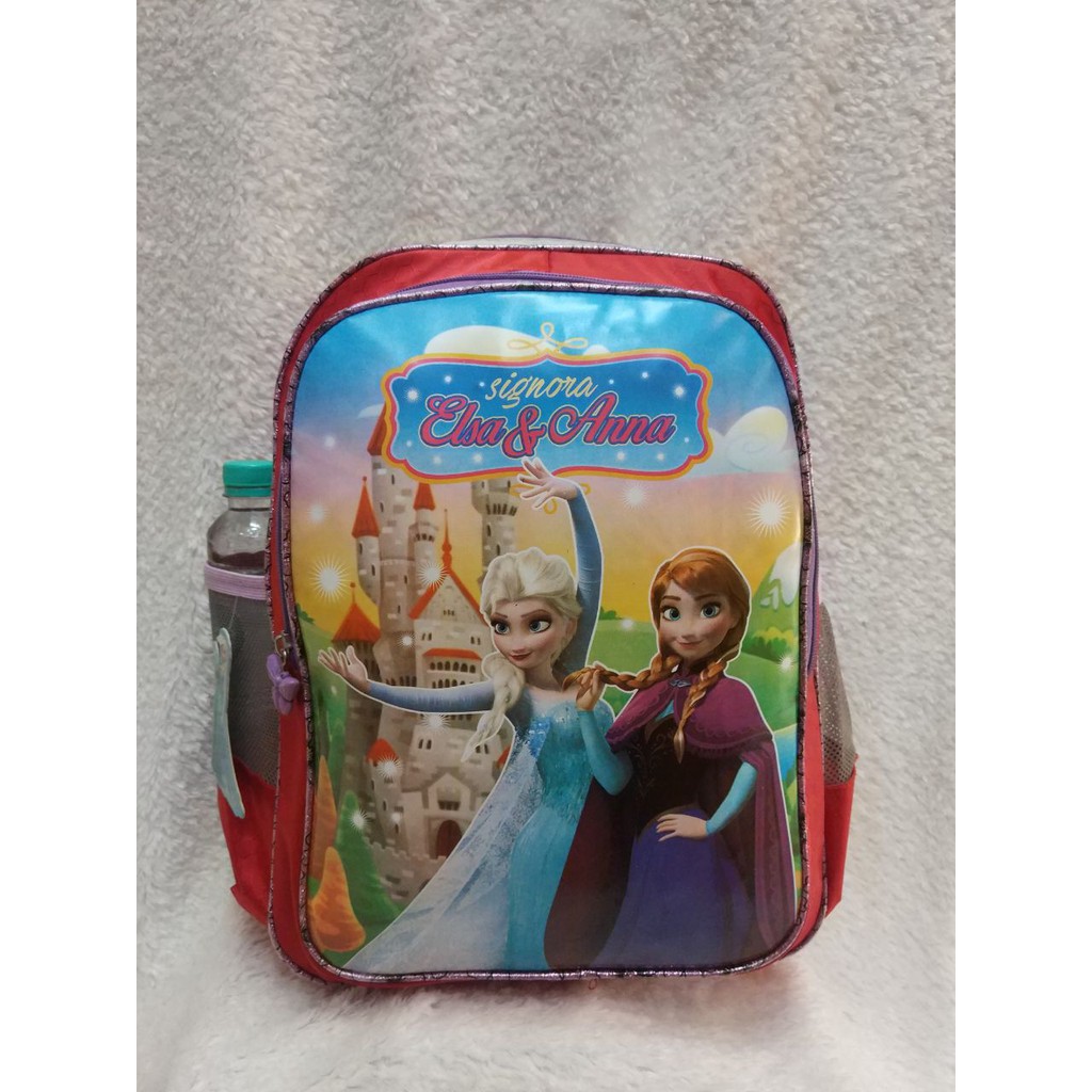 TAS RANSEL  ANAK ELSA &amp; ANNA 43283. BONUS RAINCOVER.  DARENA BAGS BANDUNG