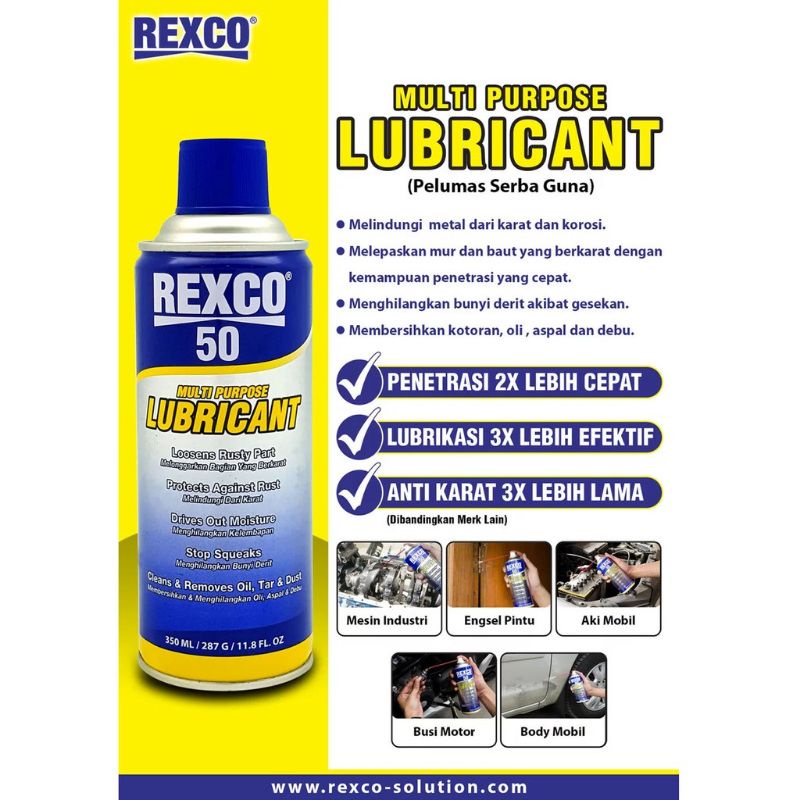 REXCO 50 MULTI PURPOSE LUBRICANT 220ML