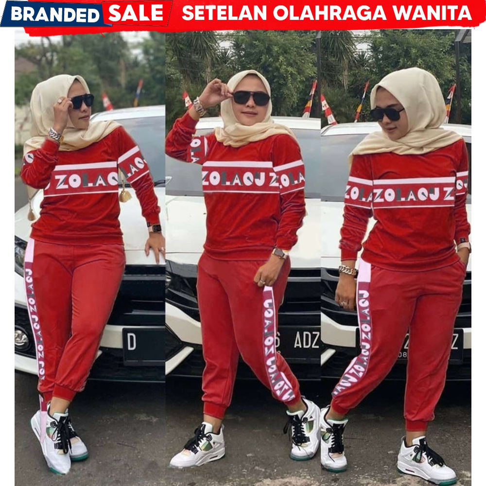 Baju Olahraga Muslimah Buntiq Setelan Baju Olahraga dan Celana Olahraga Muslimah i.253016654.51526