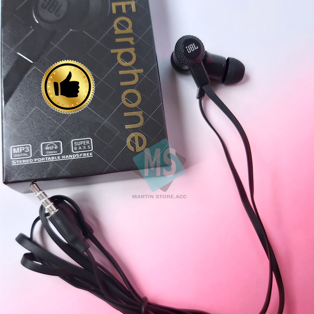 Headset jbl-Earphone Megabass Hi fi Stereo / Handfree JBL Universal Superbass