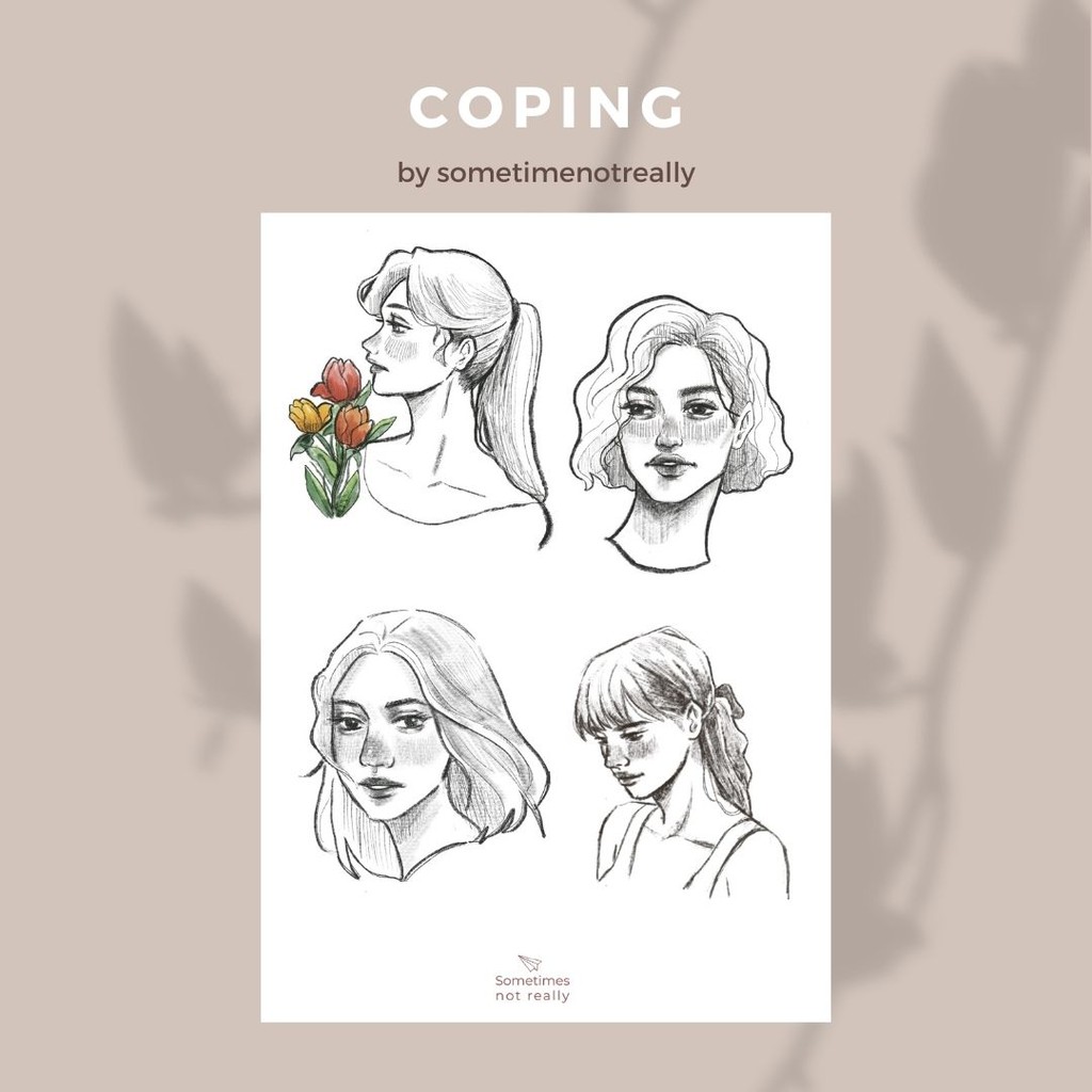 

Coping A6 sticker sheet