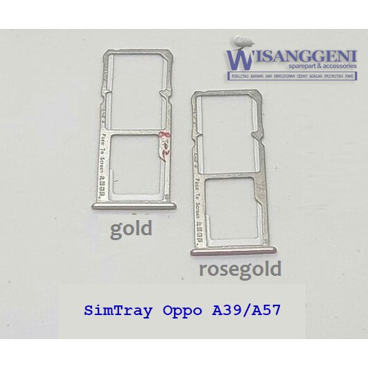 Sim Tray - Dudukan Sim Oppo A39 A57 Original