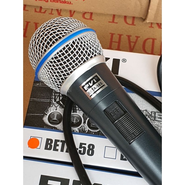 MICROPHONE DINAMIC BETA-58 BETA-58S PVI ORIGINAL