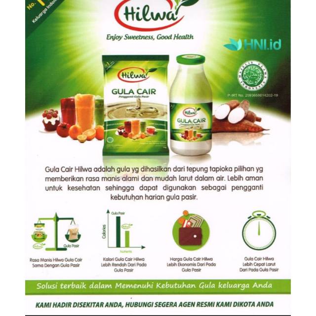 

Gula cair hilwa pengganti gula pasir, cocok untup diabetes