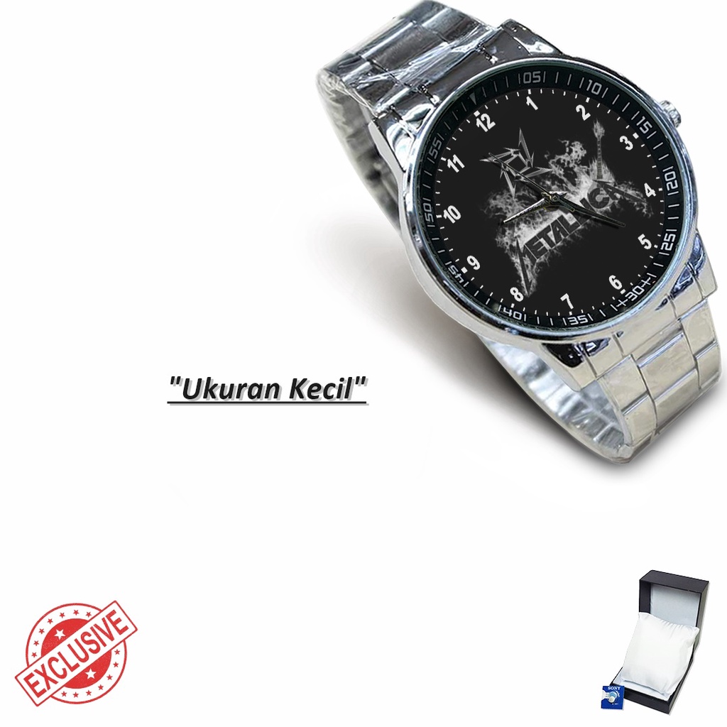 Jam Tangan Rantai Couple BAND OF METALLICA - 02 (Awesome)