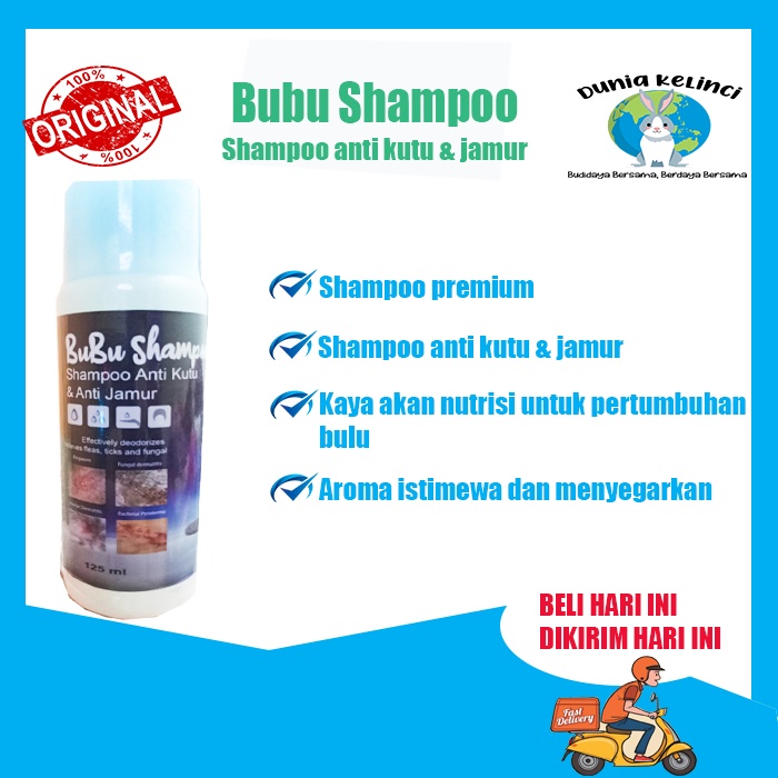 SHAMPOO KUCING BUBU WANGI ANTI KUTU JAMUR CONDITIONER