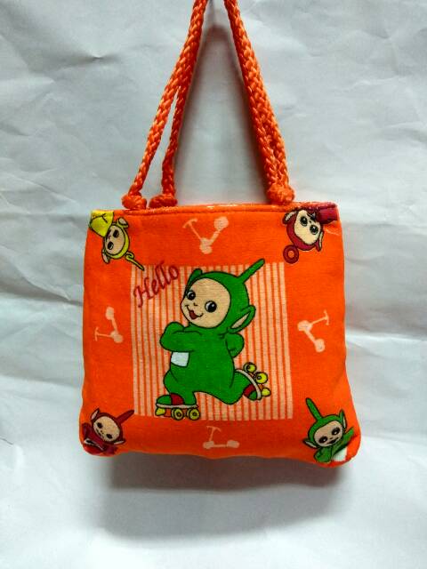 Tote Bag Handuk Anak Motif Teletubbies