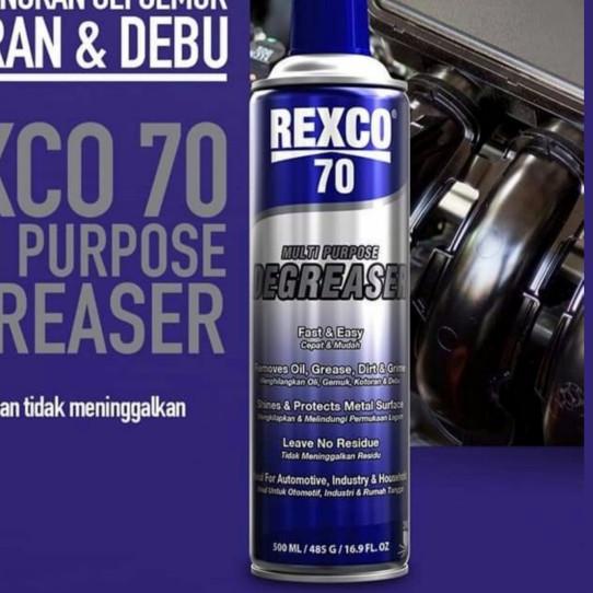➫ REXCO 70 PEMBERSIH MINYAK OLI RANTAI CHAIN GEAR DEGREASER SEPEDA MOTOR ◌