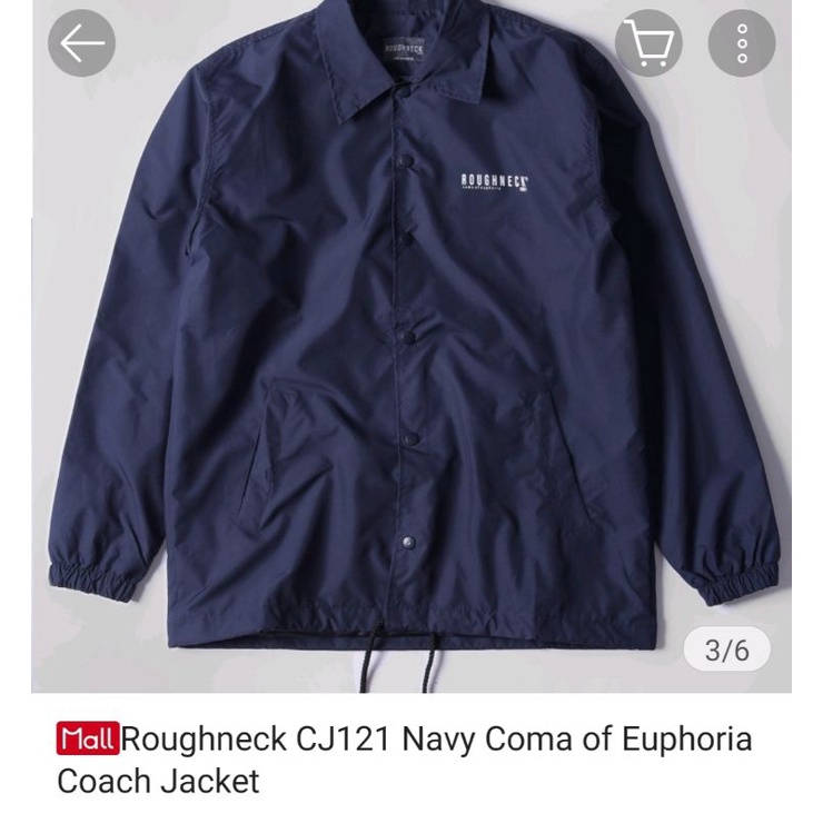 Roughneck Navy Coma of Euphoria Coach jacket