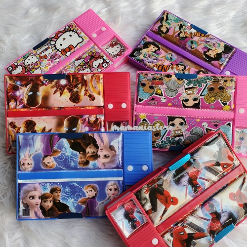 

TEMPAT PENSIL ANAK MAGNET KARAKTER JUMBO CC-7803 / KOTAK PENSIL MAGNET / TEPAK