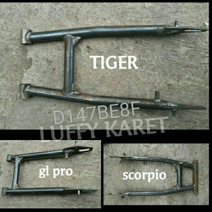 Ready Stok arm custom motor tiger cb gl dan scorpio dan megapro Limited