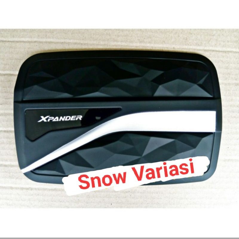 TANK COVER XPANDER TUTUP TANGKI BENSIN LUXURY BLACK DOFF. HIGH QUALITY