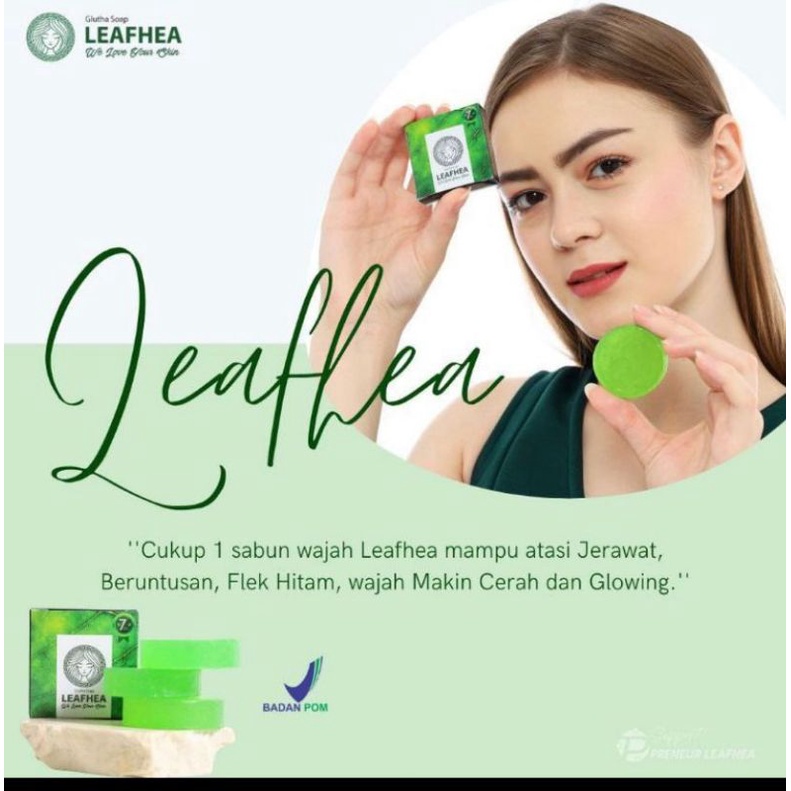 Sabun LEAFHEA Sabun Wajah BPOM Original 100%