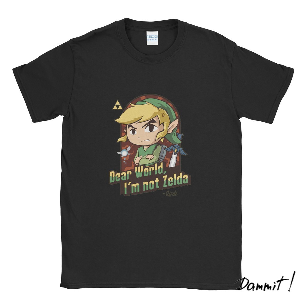 Baju Kaos Tshirt Legend Of Zelda Im Not Zelda - Dammit90s
