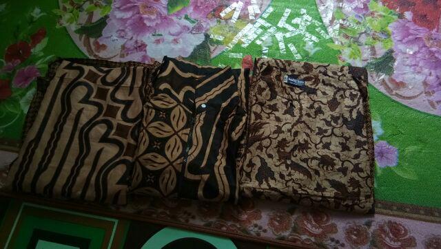Gamis Sogan Kombinasi Truntum / Gamis Batik Modern / Long Dress Batik Cantik / Seragam Batik