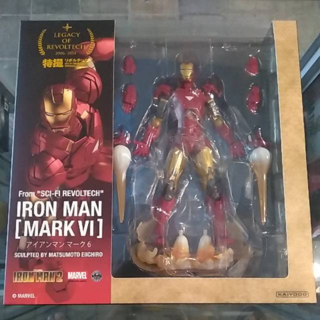 Legacy of Revoltech LR-040 Iron Man Mark VI NEW ORI MIB Ironman 6 Marvel