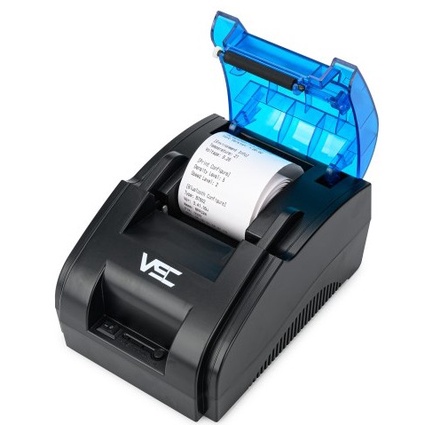 PRINTER BLUETOOTH THERMAL 58MM RJ11 Merk VSC untuk Kasir, Token PLN, PDAM, PPOB