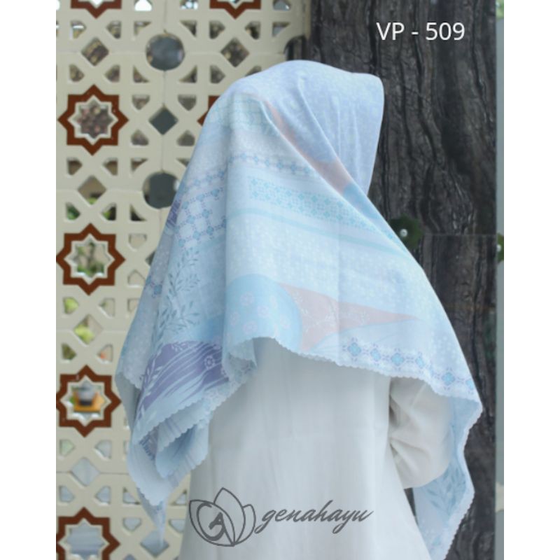 Jilbab Voal Motif Superfine / jilbab segi empat premium motif by Genahayu-VP-509
