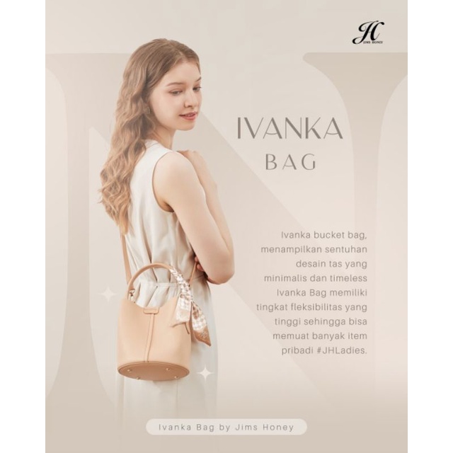 Free Pouch Ivanka Bucket Bag Jims Honey Tas Selempang Wanita Import