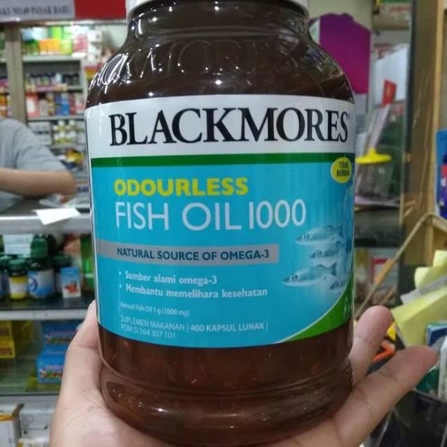 BLACKMORES ODOURLESS FISH OIL 1000 MG  ISI 400 SHOFGEL