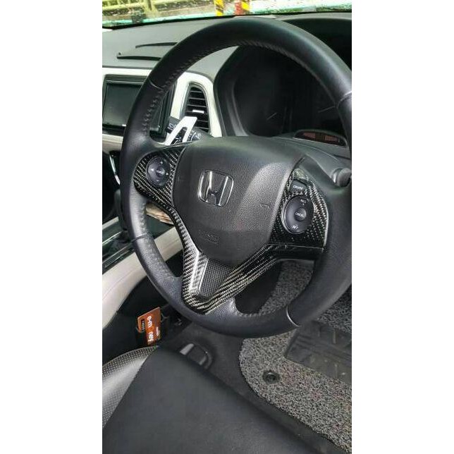 Garnis Stir Honda Hrv Carbon Kevlar/Cover Stir Honda Hrv Termurah