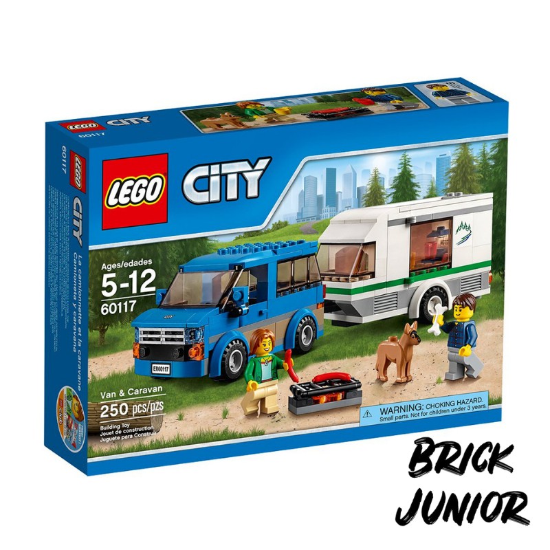 [BRICK JUNIOR] LEGO 60117 CITY Great Vehicles Van & Caravan MISB