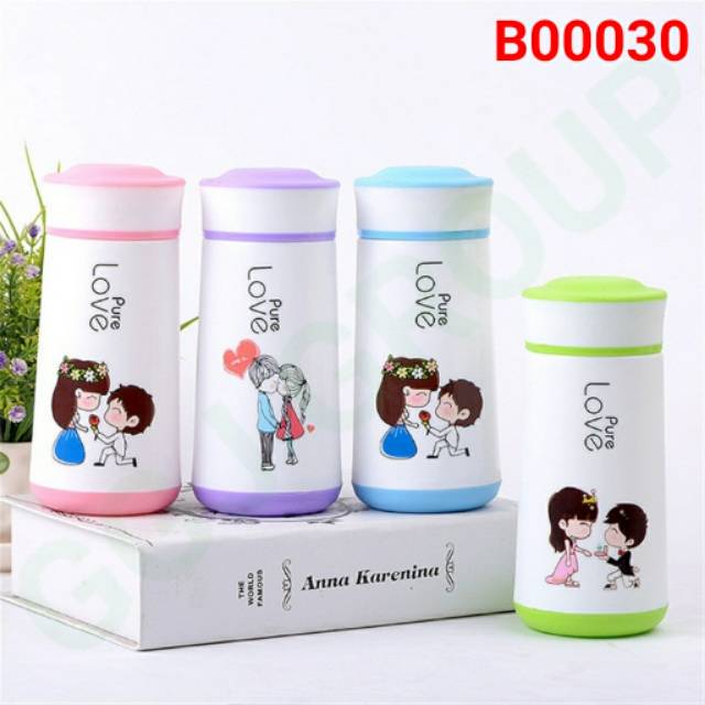 B ( B030 ) MY BOTTLE KACA KARAKTER / BOTOL MINUM / KWALITAS TERBAIK