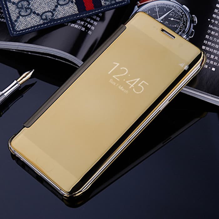 Samsung S7 | Mirror Cover Flip Case For Samsung Galaxy S7 Flat