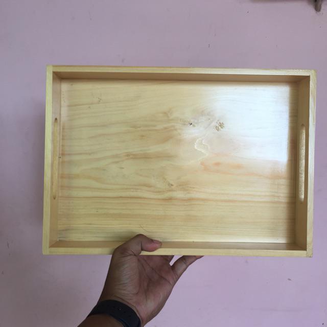 DISKON 23 Tray Kayu Nampan Kayu Baki Kayu DISKON 23 Tray Kayu Nampan Kayu Baki Kayu