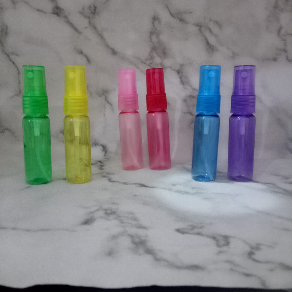 Botol Parfum Pet Plastik Warna 20 ml Cartonan