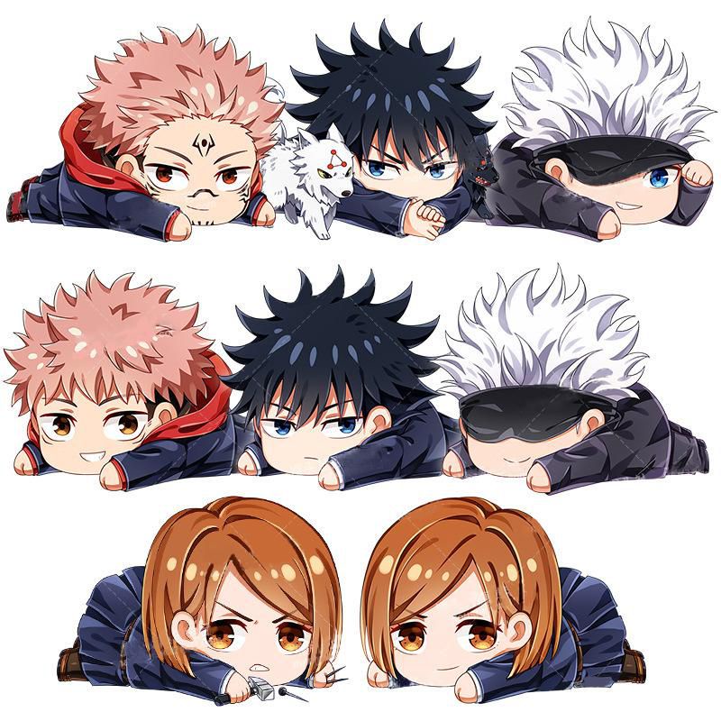 Jujutsu Cute Kaisen Anime Plushies Bantal Cushion Boneka Lembut Mainan Anak Hadiah