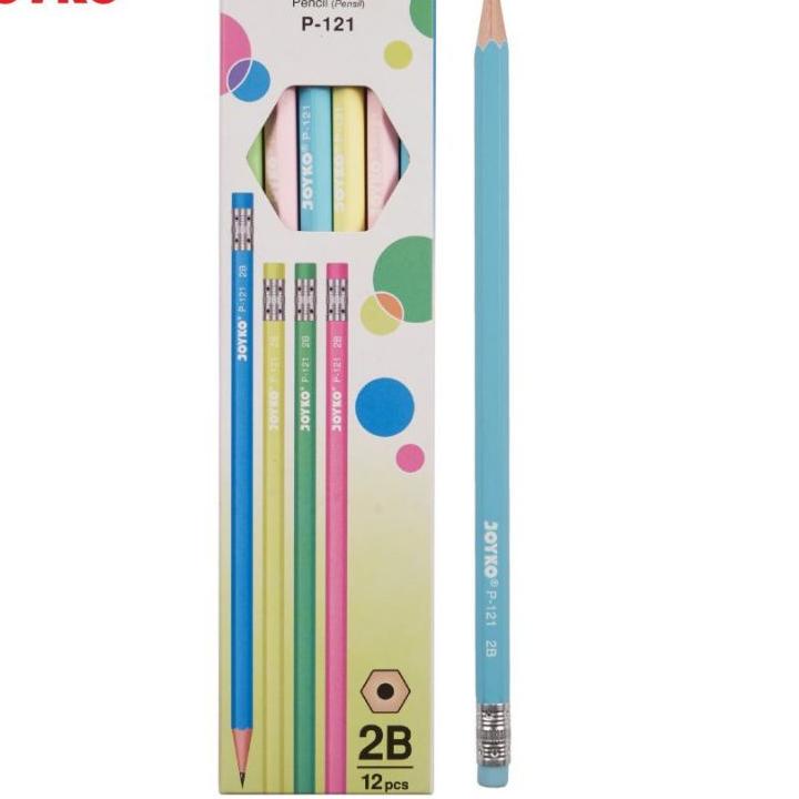 

『Penjualan SUPER』 Pensil 2B Joyko P-121 ( 12 pcs ) 5.5 STOK READY/Bisa COD/F⚡ASH SALE/「Ready Stok」/5.5 Promo >>