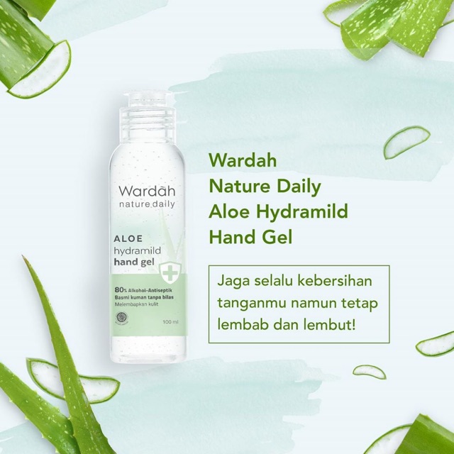 Wardah Nature Daily Aloe Hydramild Hand Gel