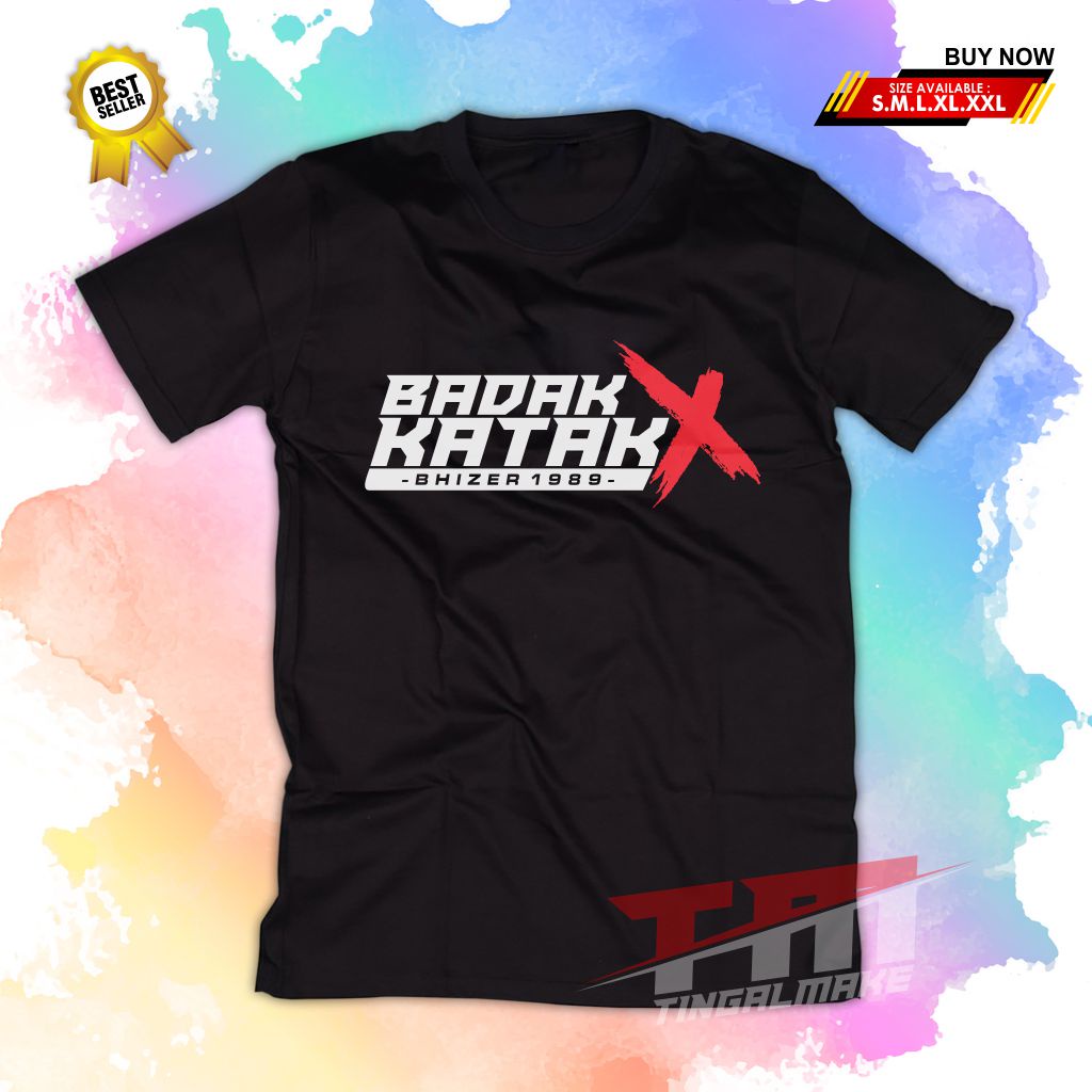 KAOS BADAK X KATAK BHIZER 89 / BAJU BHIZER 1989 / BAJU KATAK BHIZER BHIPURI / KAOS SASMITA JAYA VS E