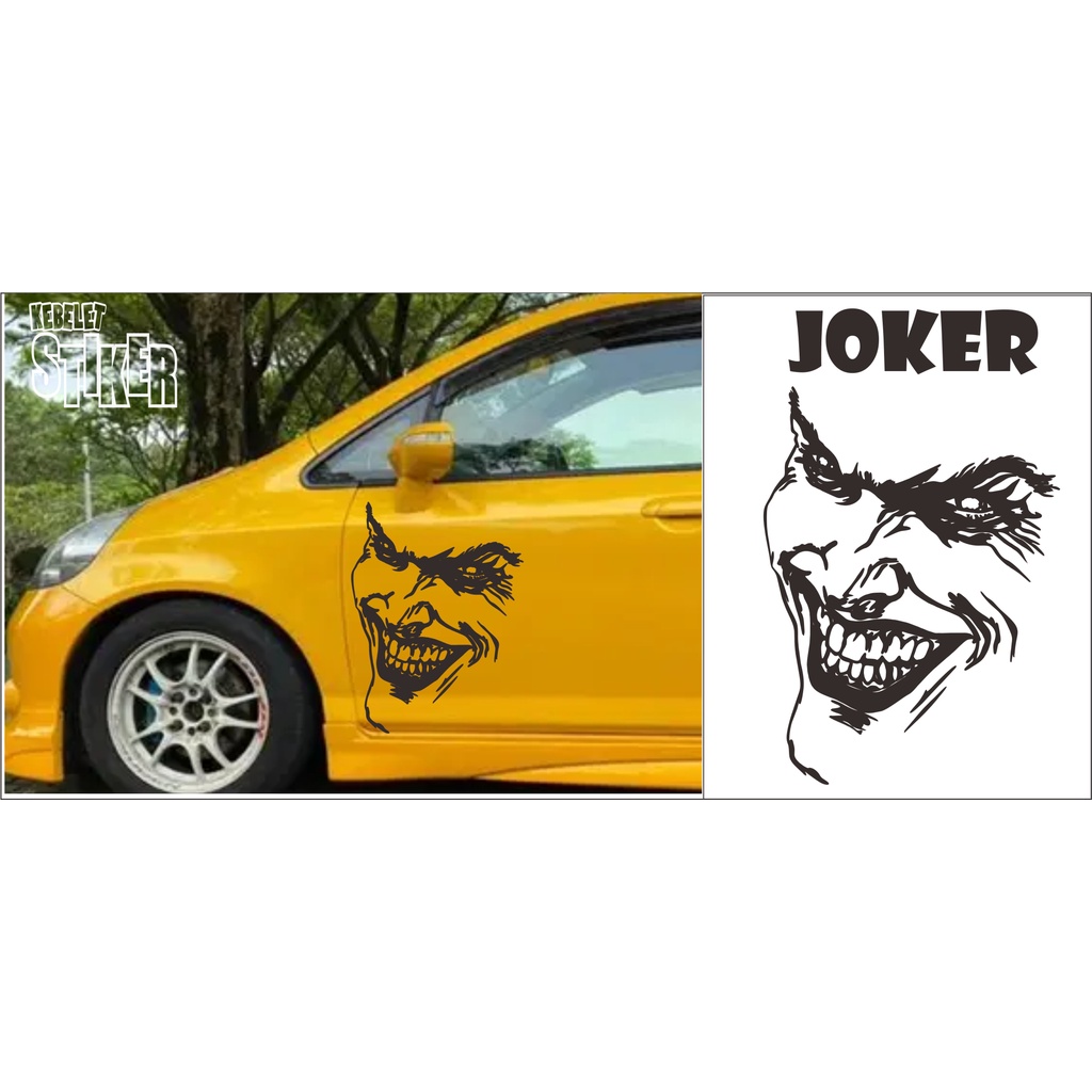 STIKER STICKER MOBIL JOKER
